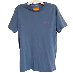 Superdry- Orange label t-shirt Men's blue Medium